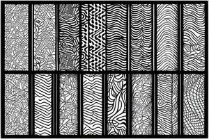 geometric pattern with snake tattoo idea