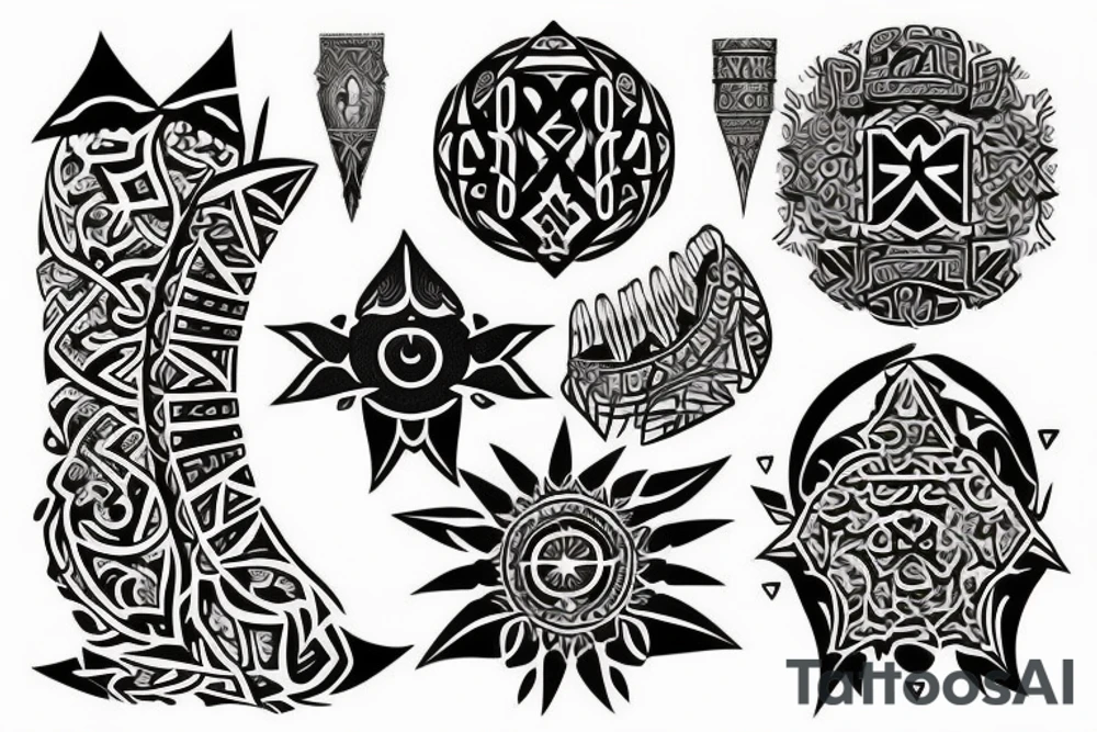 amazigh tattos tattoo idea