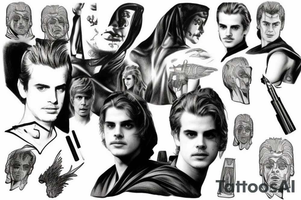 Hayden Christensen as Anakin Skywalker tattoo idea