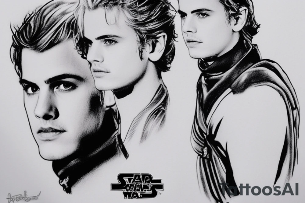 Hayden Christensen as Anakin Skywalker tattoo idea