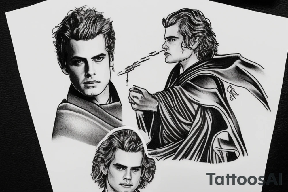 Hayden Christensen as Anakin Skywalker tattoo idea