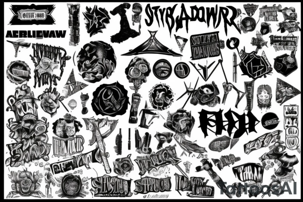 Aerials by system of a down tattoo idea