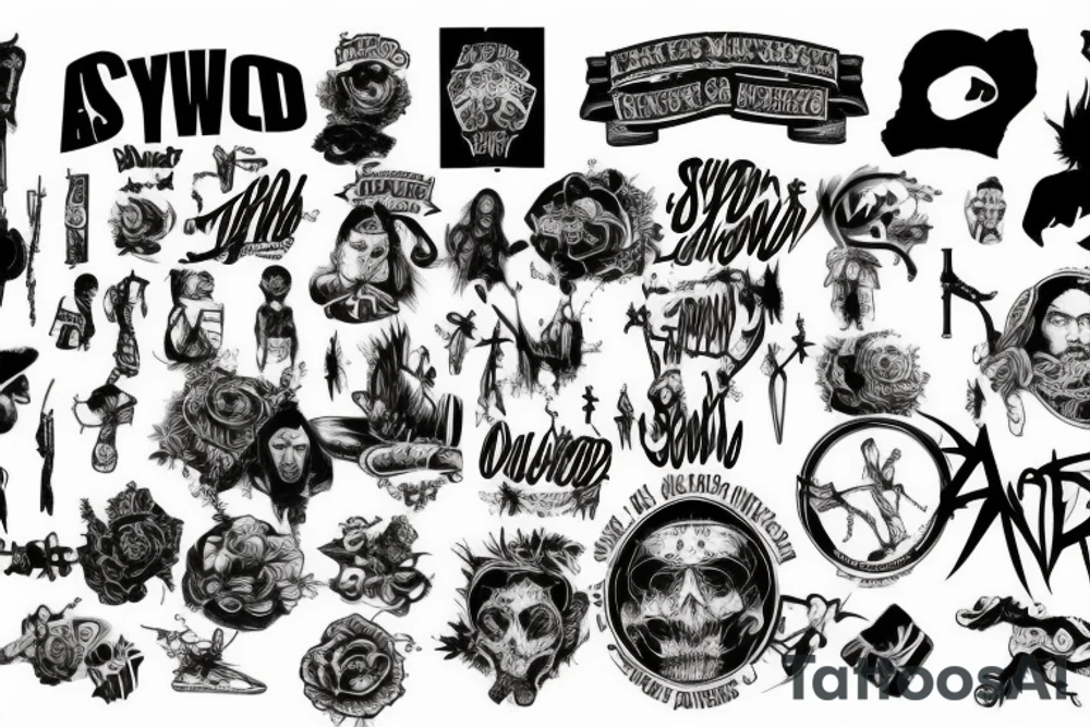Aerials by system of a down tattoo idea