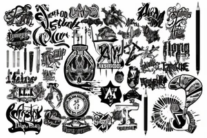 Aerials tattoo idea