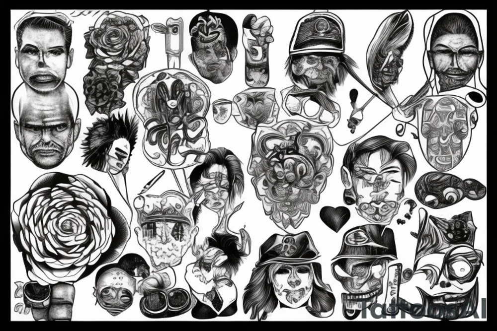 prison day counting lines tattoo idea