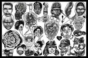 prison day counting lines tattoo idea