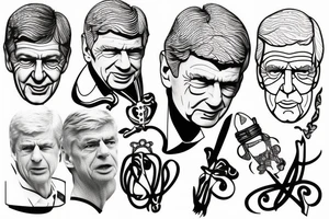 arsene wenger in the sun tattoo idea