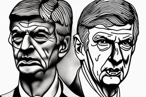 arsene wenger riding a horse tattoo idea