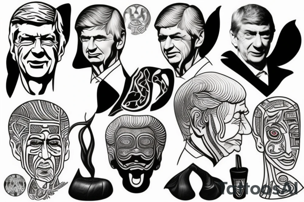 arsene wenger as god tattoo idea