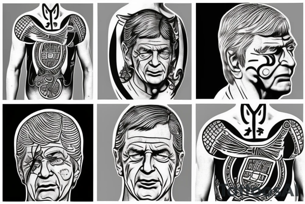 arsene wenger as god tattoo idea