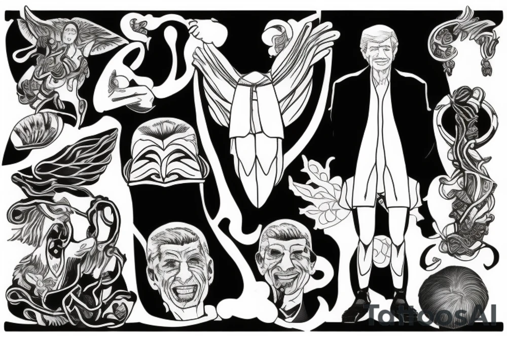 arsene wenger as god tattoo idea