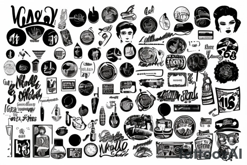 the number 196883 tattoo idea