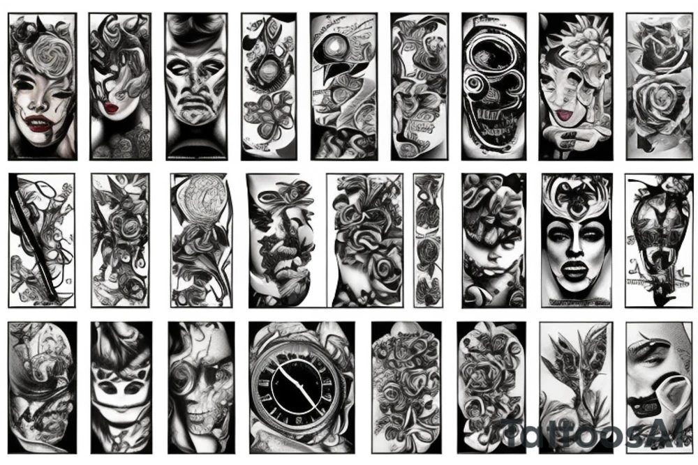 Time tattoo idea