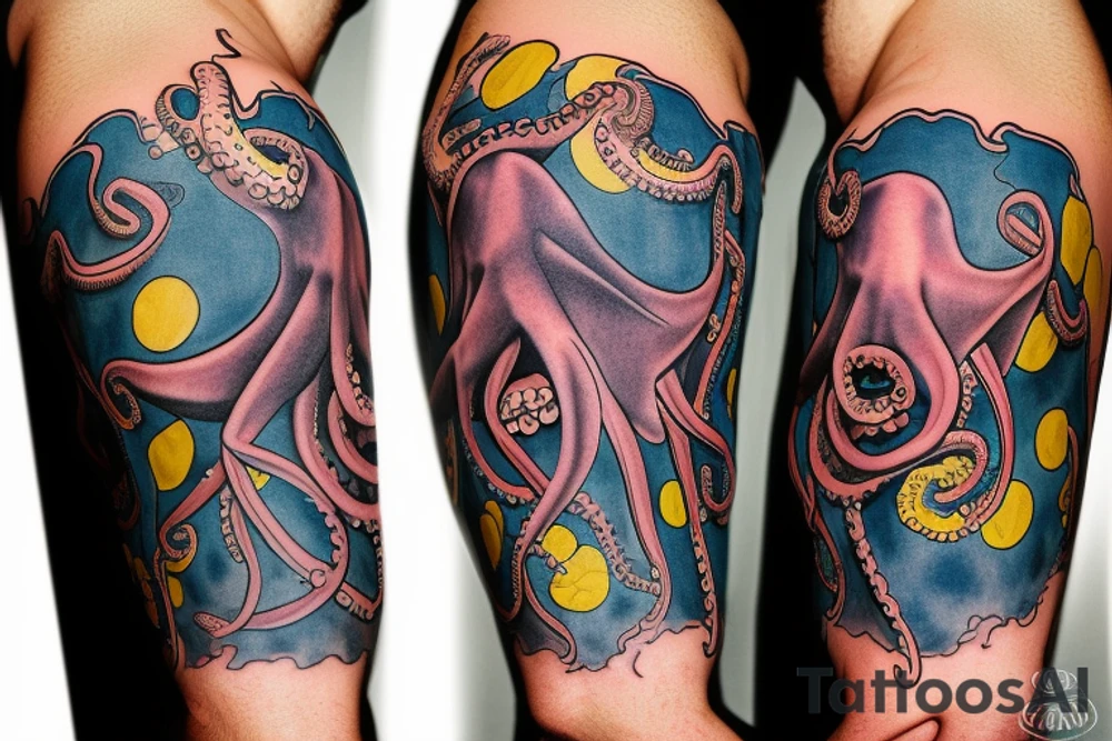 Mike Patton wearing an octopus tattoo idea