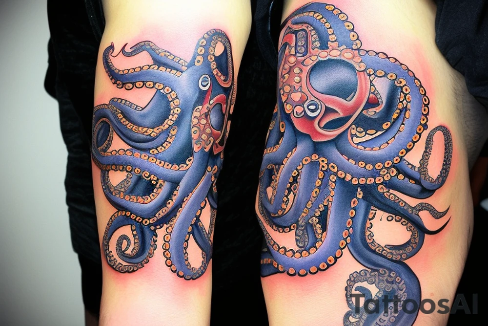 Mike Patton wearing an octopus tattoo idea