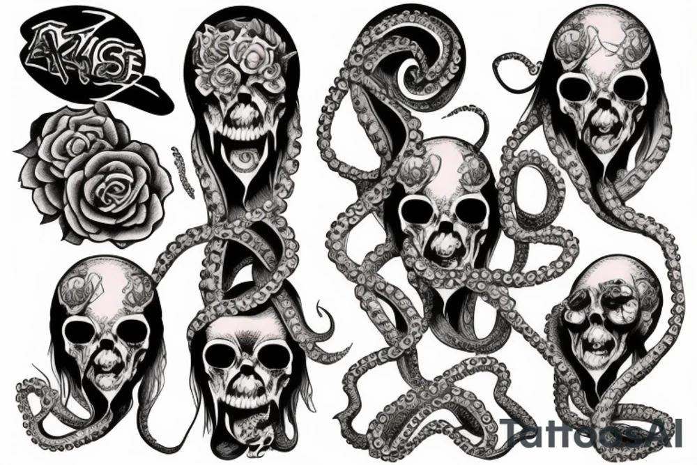 Axl Rose octopus tattoo idea