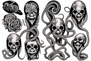 Axl Rose octopus tattoo idea