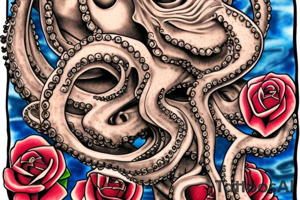 Axl Rose octopus tattoo idea