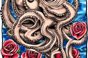 Axl Rose octopus tattoo idea