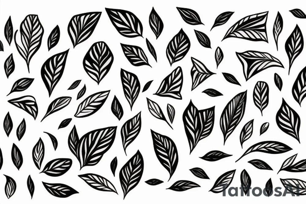 gardenia simple line tattoo tattoo idea