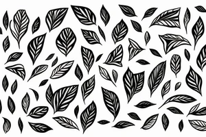gardenia simple line tattoo tattoo idea