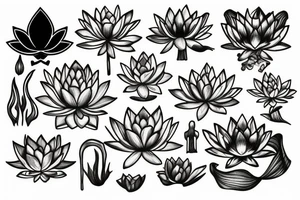 a lotus tattoo idea