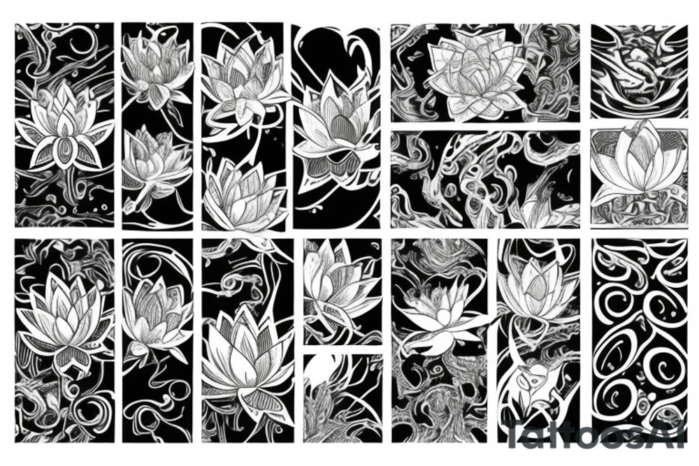 a lotus tattoo idea