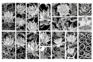 a lotus tattoo idea