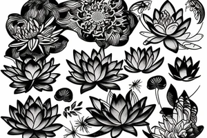 a lotus tattoo idea