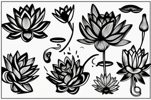a lotus tattoo idea