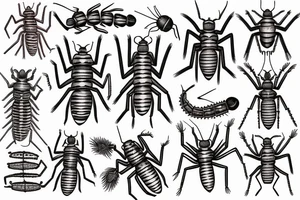 House centipede tattoo idea