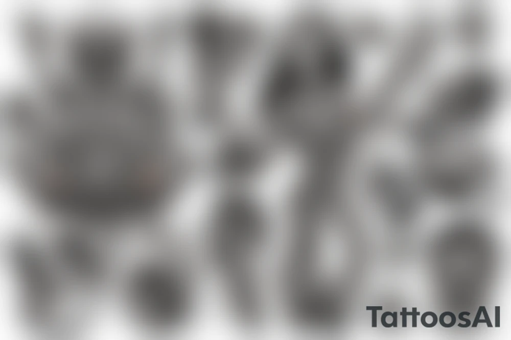 the queen on the toilet tattoo idea