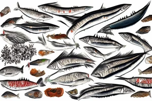 mackerel tattoo idea
