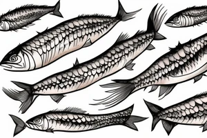 mackerel tattoo idea