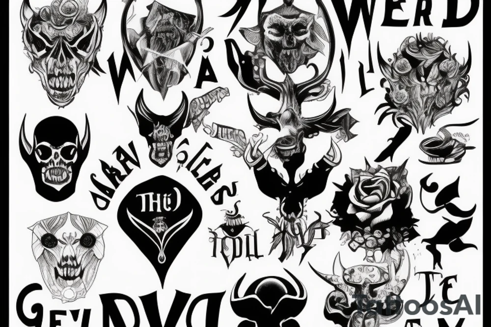 The greatest trick the devil ever pulled was convincing the world he doesn’t exist tattoo idea