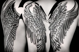 Chained Angel tattoo idea