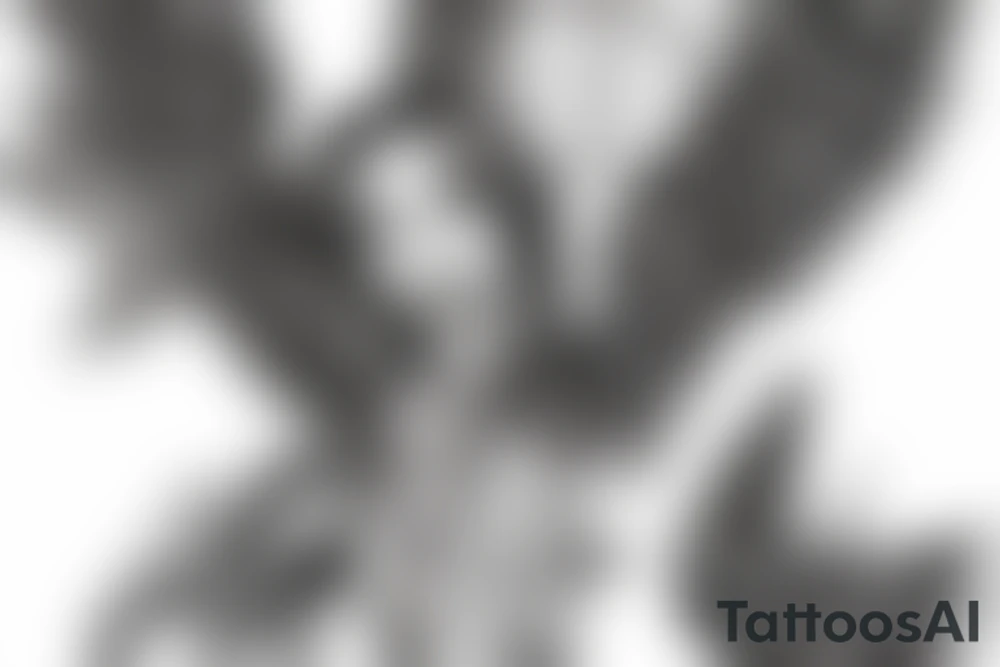 Chained Angel tattoo idea