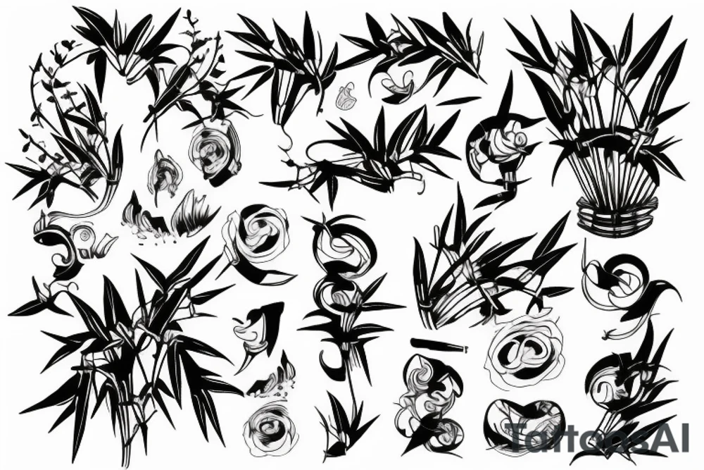 Bamboo tattoo idea