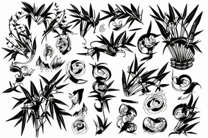 Bamboo tattoo idea