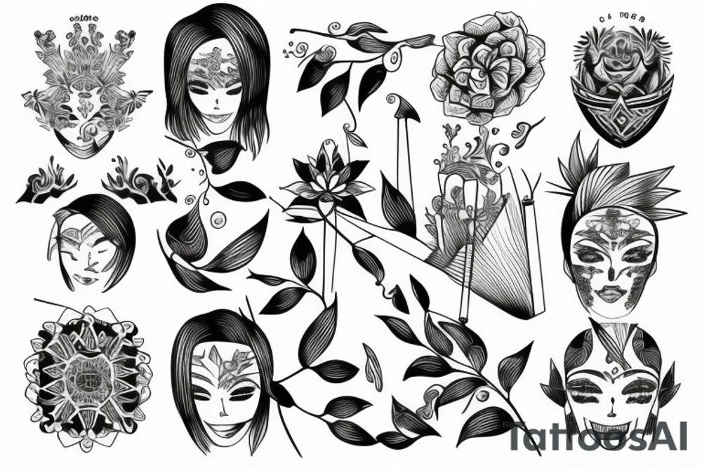 Bamboo tattoo idea