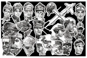 Army memorial tattoo idea