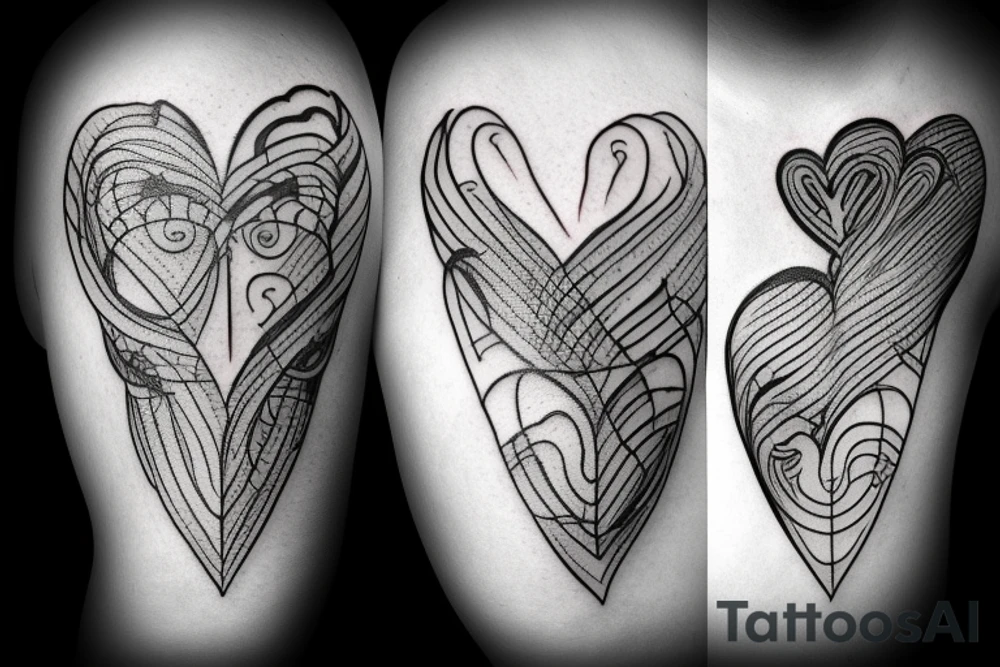 broken heart which don't want to be broken again tattoo idea