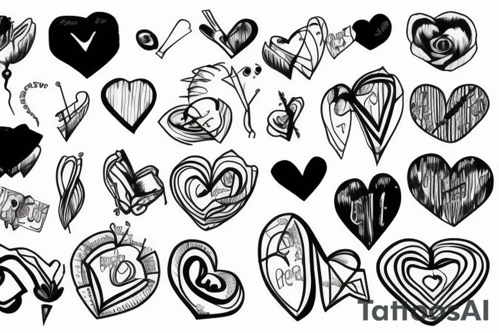 broken heart which don't want to be broken again tattoo idea