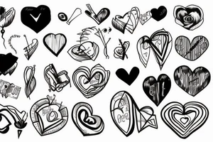 broken heart which don't want to be broken again tattoo idea