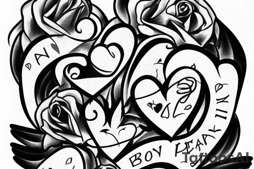 broken heart which don't want to be broken again, tattoo for men tattoo idea