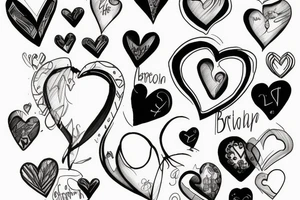 broken heart tattoo idea