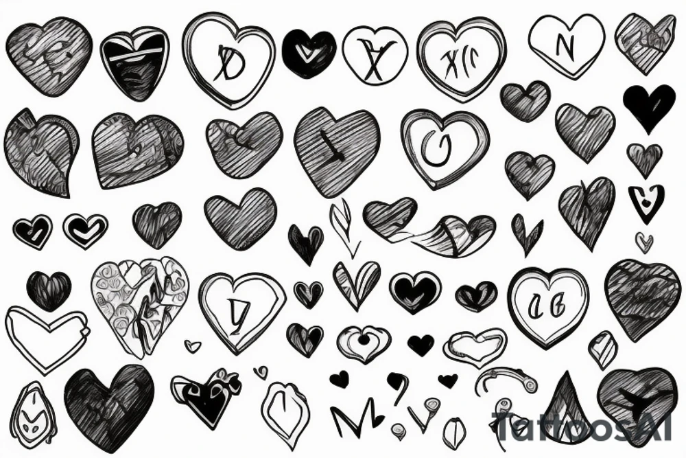broken heart tattoo idea