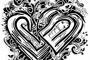 broken heart, tattoo for men tattoo idea