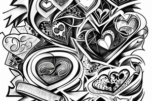 broken heart, tattoo for men tattoo idea
