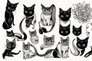 siamese cat tattoo idea